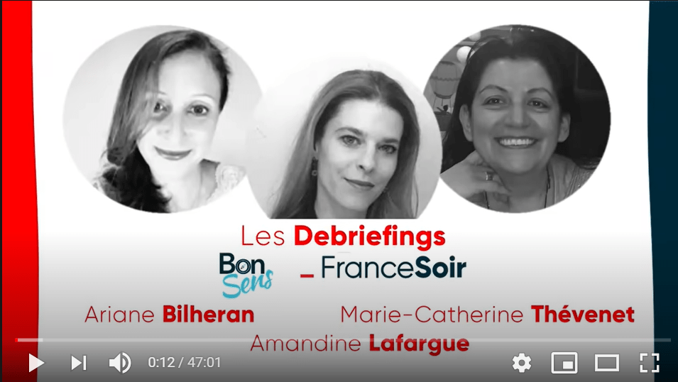debriefing France Foir avec Bon Sens : A.Bilheran, A.Lafargue, M-C.Thevenet : et la santé psychique des enfants ?